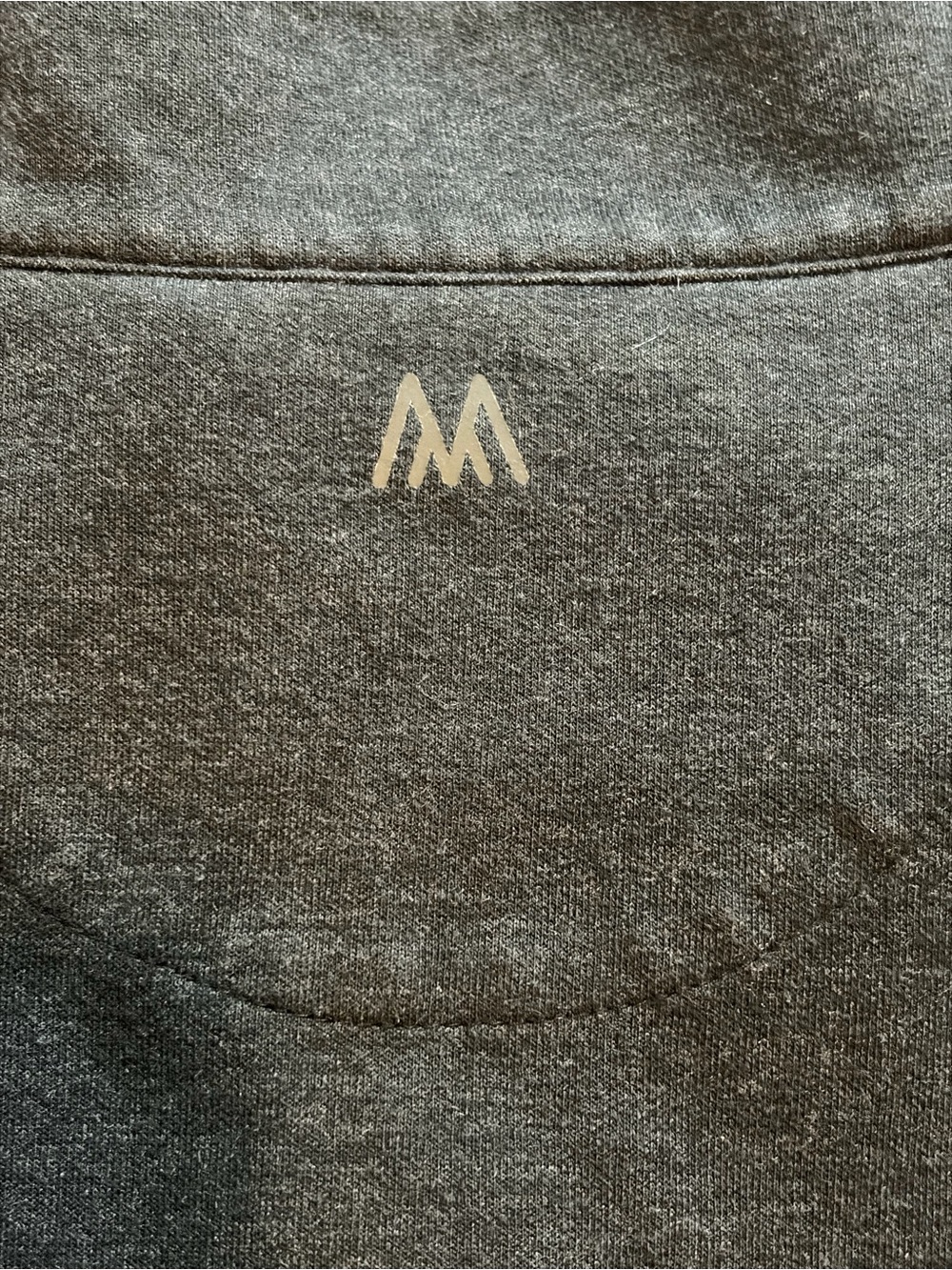 Mizzen+Main Men's Charcoal Quarter-Zip Pullover - Picture 8 of 9